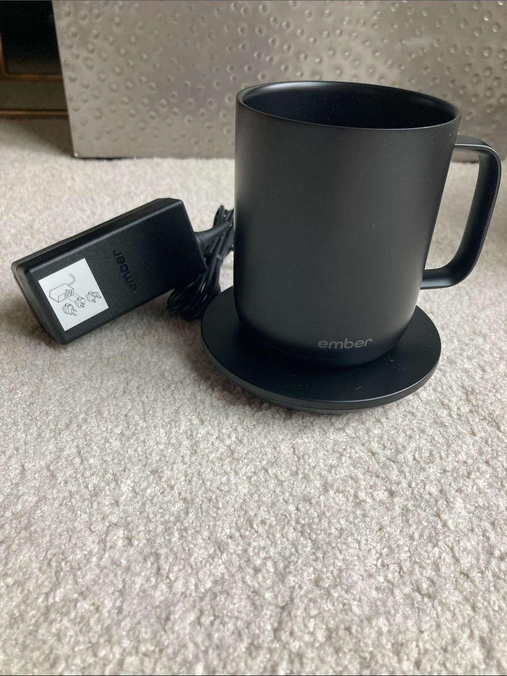 ember 10 oz black mug